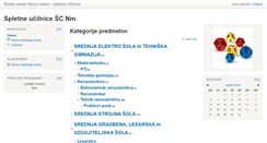 Desktop Screenshot of moodle.sc-nm.si